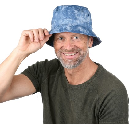 Bob en coton teinté façon tie and dye