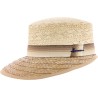 Casquette en paille  colorée