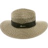 Chapeau grand bord en paille polypropylène cousue, déformable, UPF30