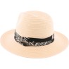chapeau ete herman avec ceinture tropicale