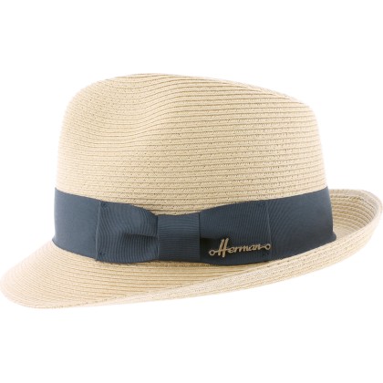 chapeau mixte homme ruban bleu