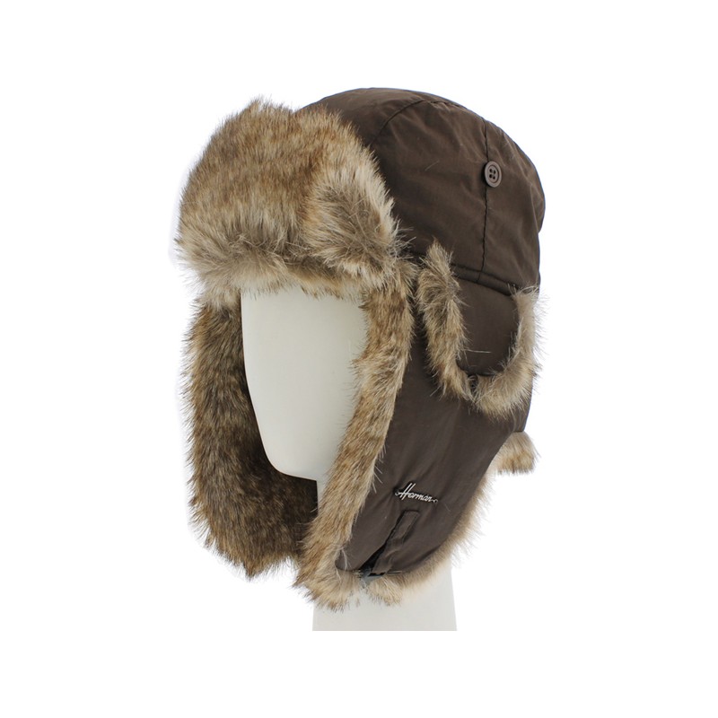 chapka hiver en fausse fourrure