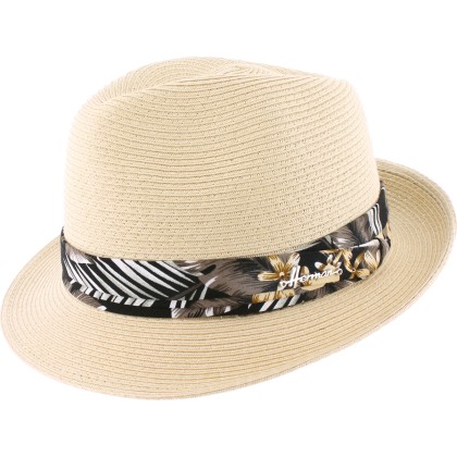 chapeau de paille papier mixte