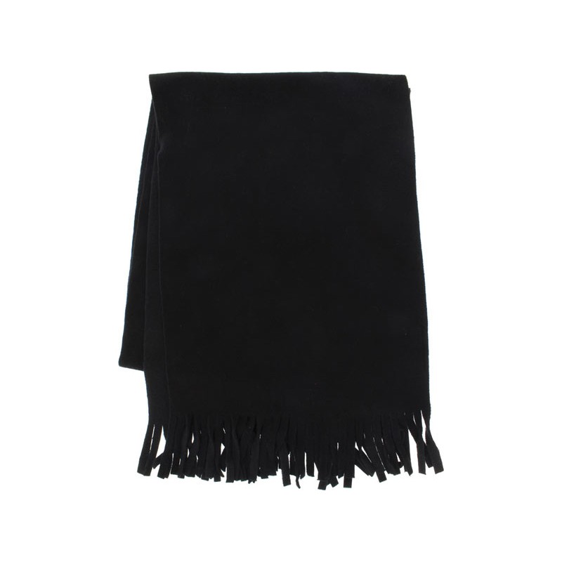 echarpe hiver en polaire a franges