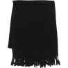 echarpe hiver en polaire a franges