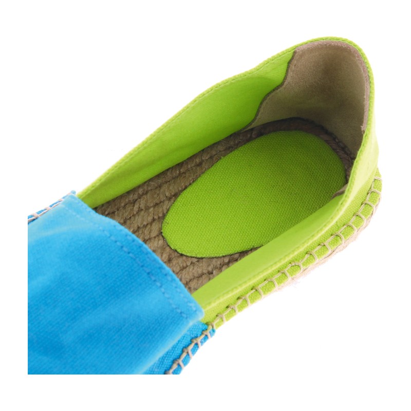 espadrille femme bicolore