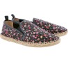 Espadrilles en coton, à motifs, avec semelle intérieure confortable en