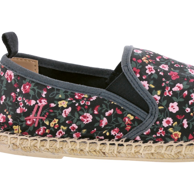 Espadrilles en coton, à motifs, avec semelle intérieure confortable en