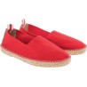 espadrille mixte unie rouge