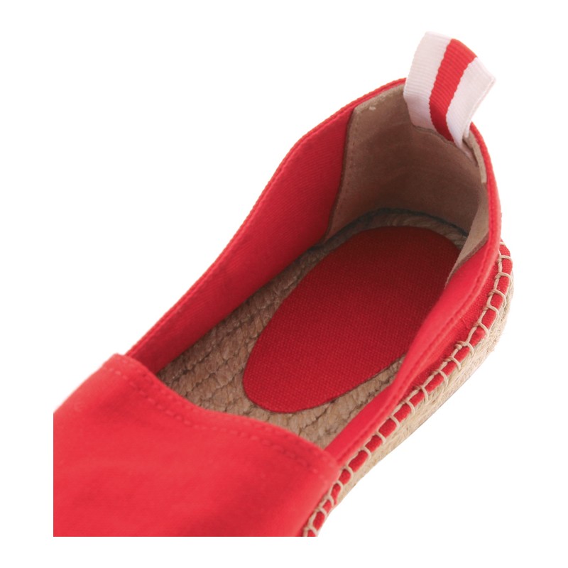 espadrille a renfort talon et semelle