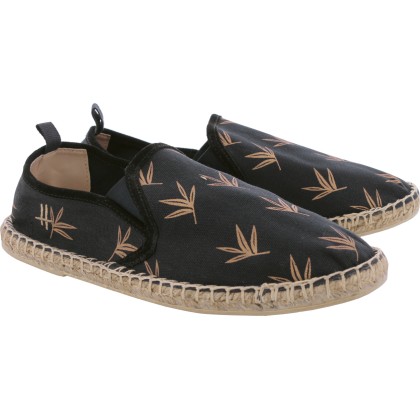 Espadrilles en coton, à motifs, avec semelle intérieure confortable en