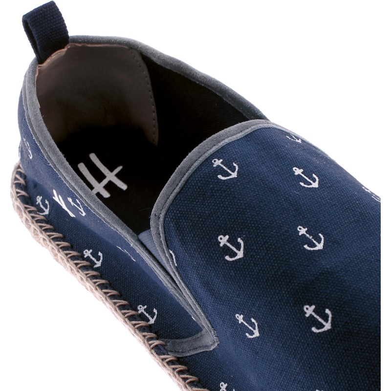 Espadrilles en coton, à motifs, avec semelle intérieure confortable en