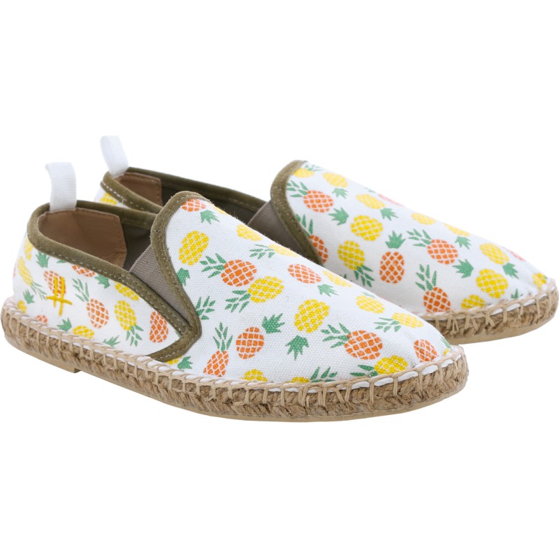 Espadrille decorée ananas