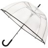 parapluie transparent poignee canne