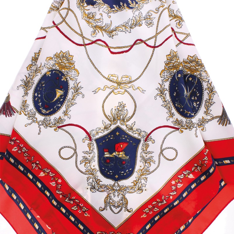 FOULARD 90x90 AVEC BOITE