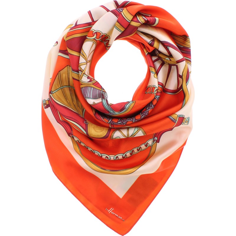 FOULARD 90x90 AVEC BOITE