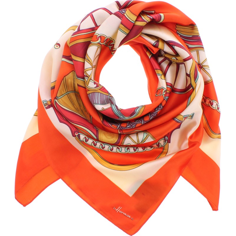 FOULARD 90x90 AVEC BOITE