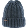 Bonnet adulte torsadé uni avec revers