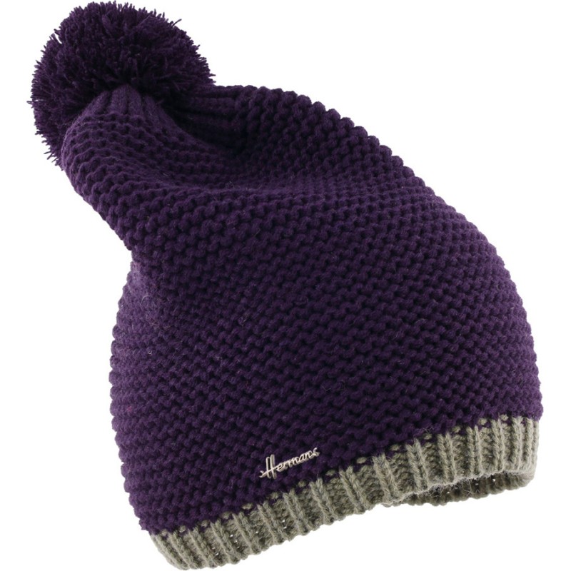 Bonnet enfant long bicolore