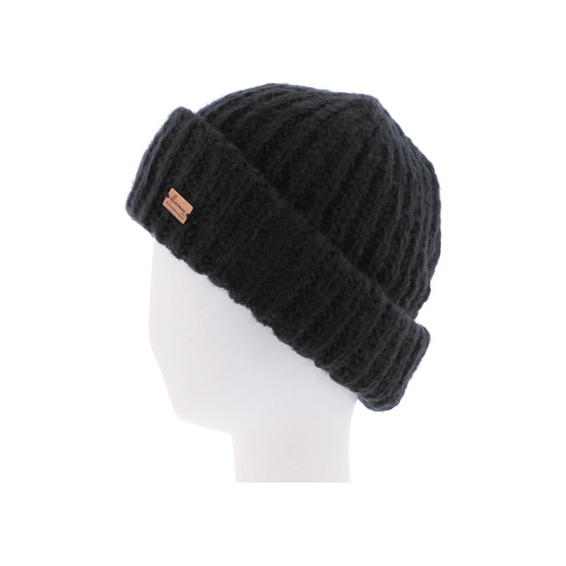 bonnet herman en maille a revers