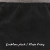 bonnet doublure en plush