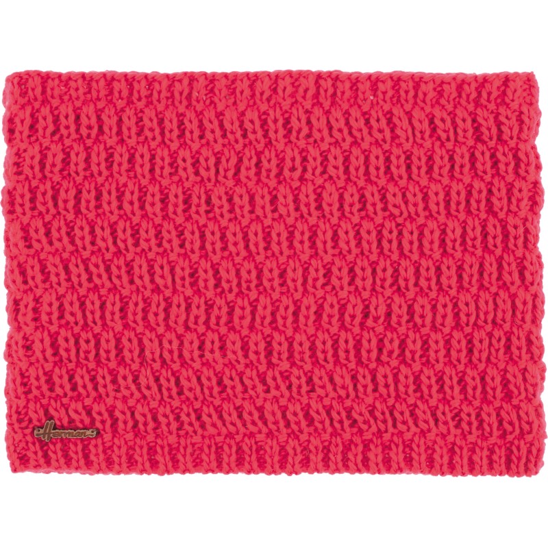 Tour de cou en maille unie doublé plush