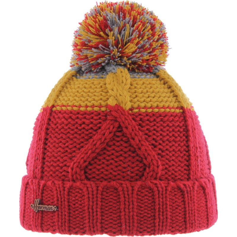 Bonnet bicolore jacquard