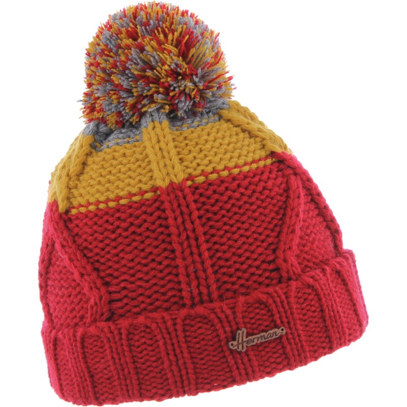 Bonnet bicolore jacquard