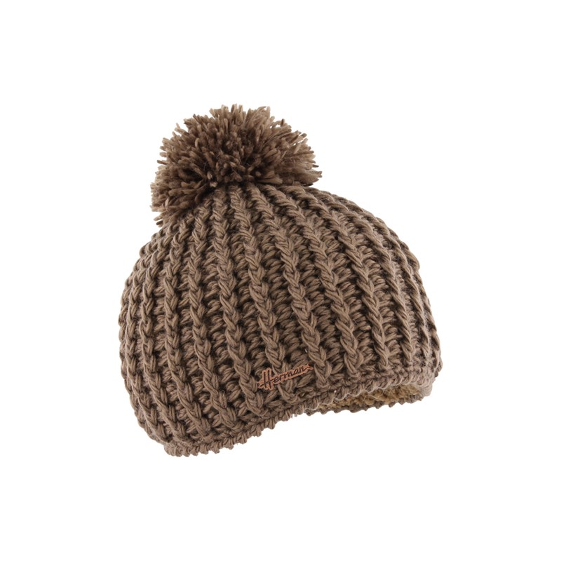 Bonnet enfant tricot oblique uni