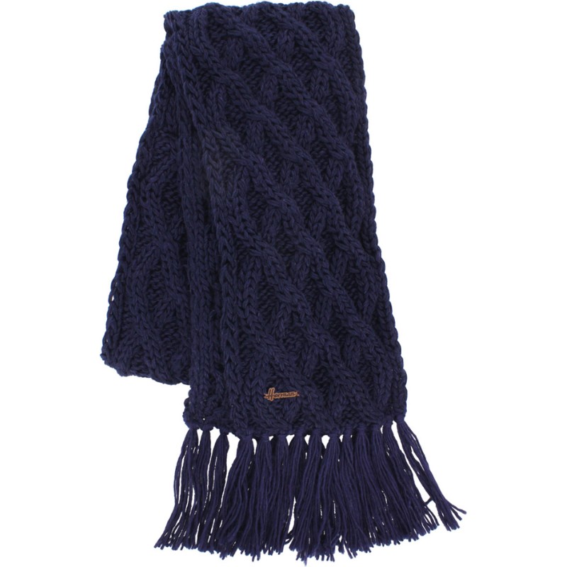 echarpe a franges en mailles