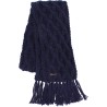 echarpe a franges en mailles