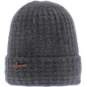 Bonnet homme en acrylique uni à revers