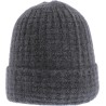 Bonnet homme en acrylique uni à revers