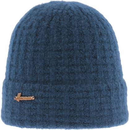 Bonnet homme en acrylique uni à revers