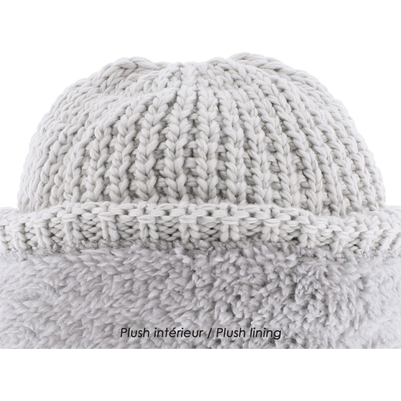 bonnet enfant doublure en plush doux